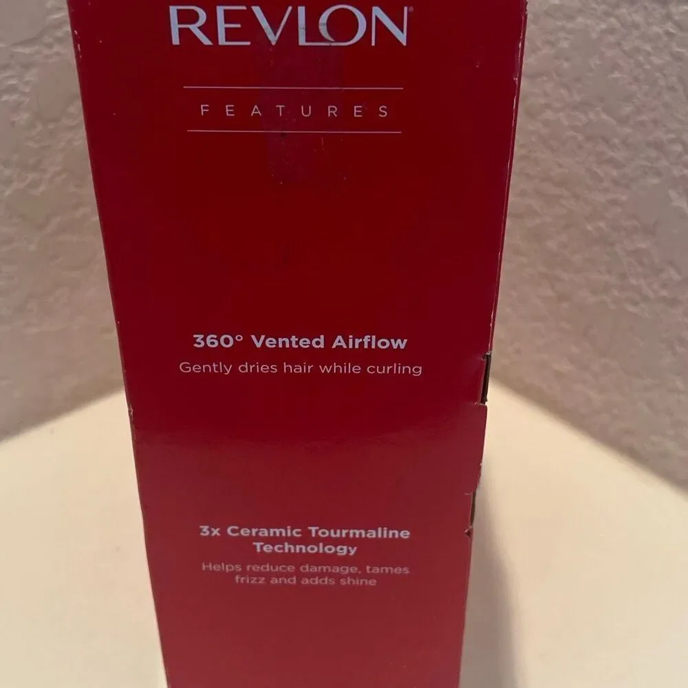 Revlon One Step Blowout Curls Hair Tool Dries & Curls Easy Styling Travel New